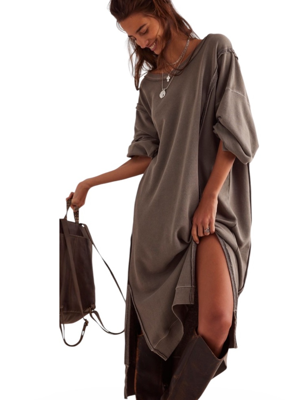Free People Camden Maxi Sweatshirt
